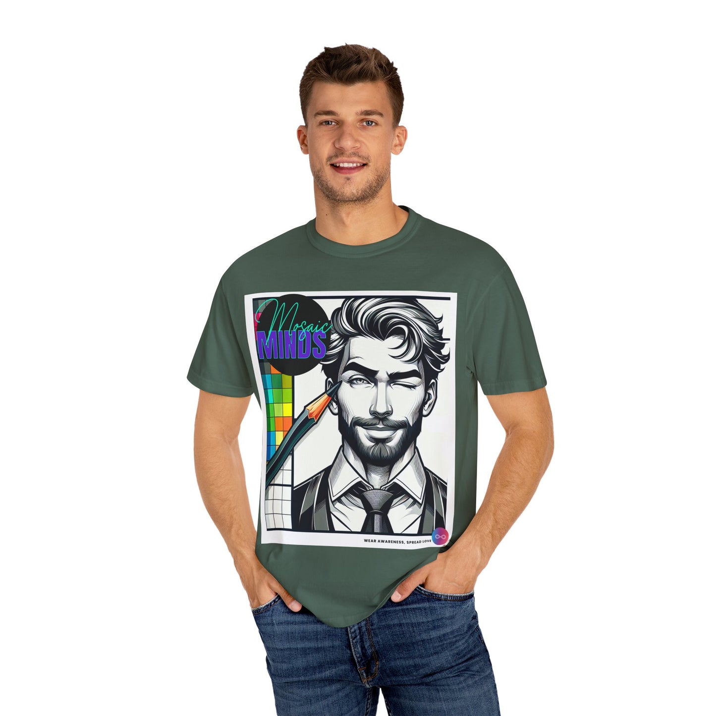 Autism Awareness T-Shirt - Unisex Garment-Dyed
