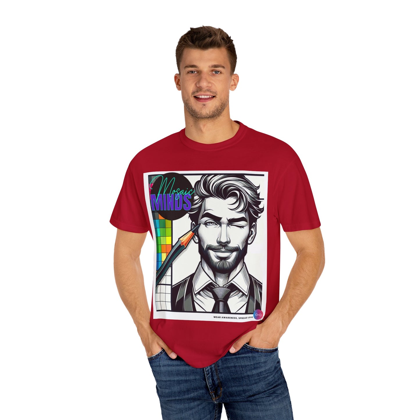 Autism Awareness T-Shirt - Unisex Garment-Dyed
