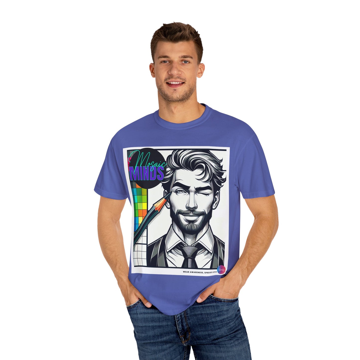 Autism Awareness T-Shirt - Unisex Garment-Dyed