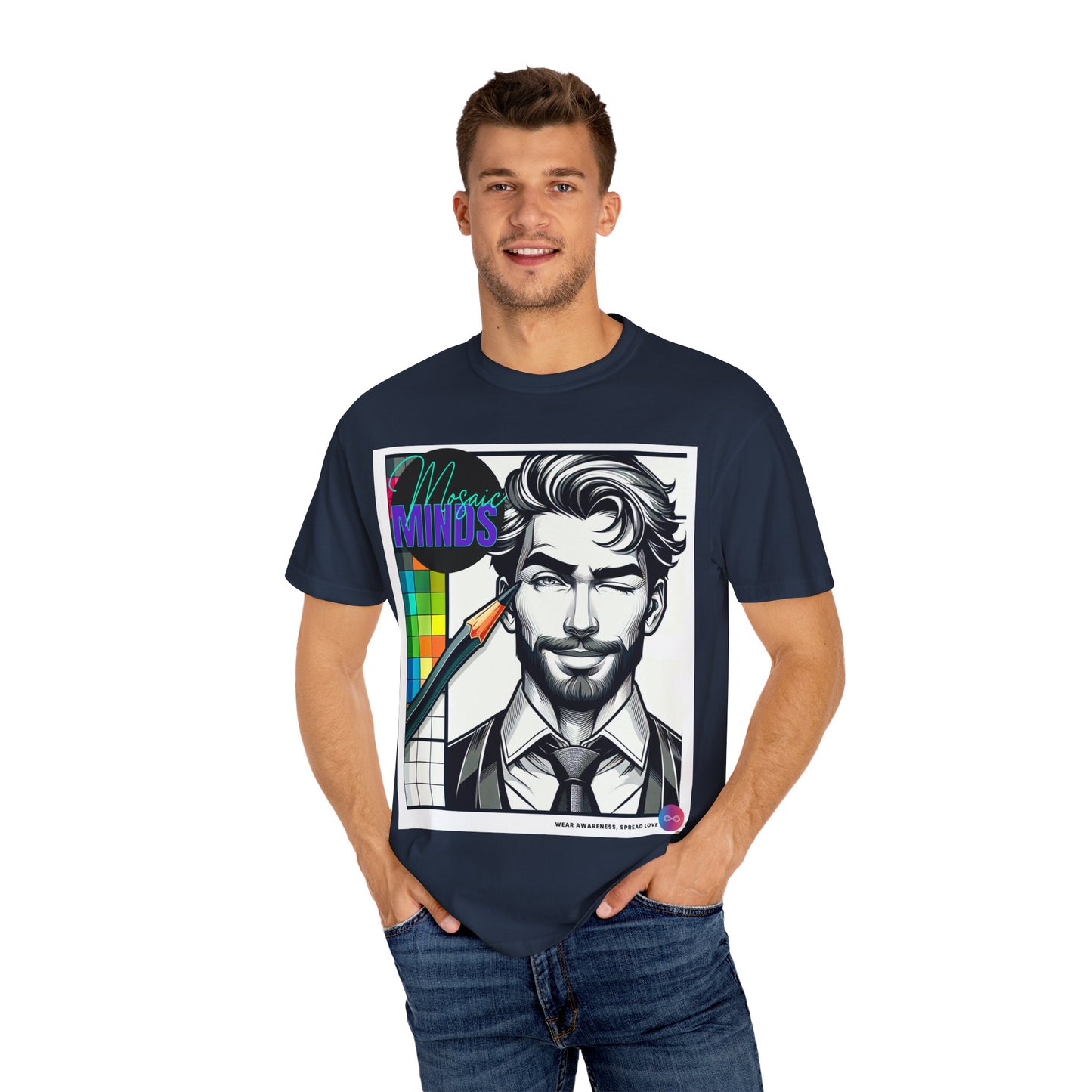 Autism Awareness T-Shirt - Unisex Garment-Dyed