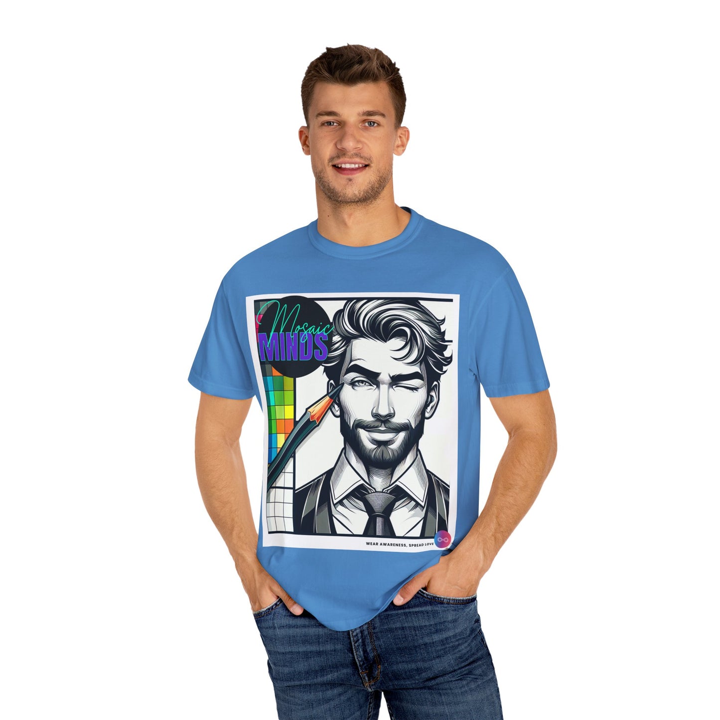 Autism Awareness T-Shirt - Unisex Garment-Dyed