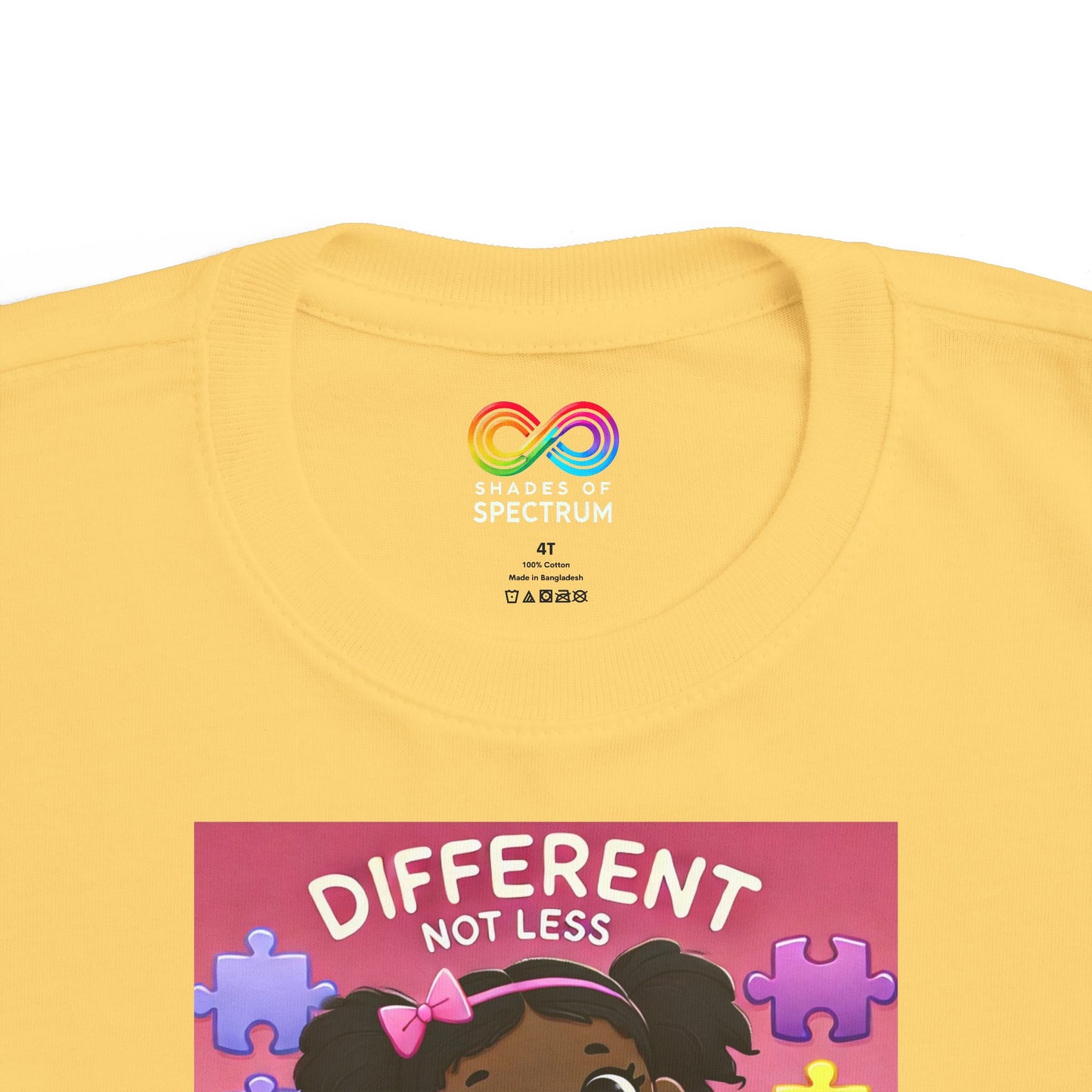 Toddler Tee - Autism Awareness Ballerina Design