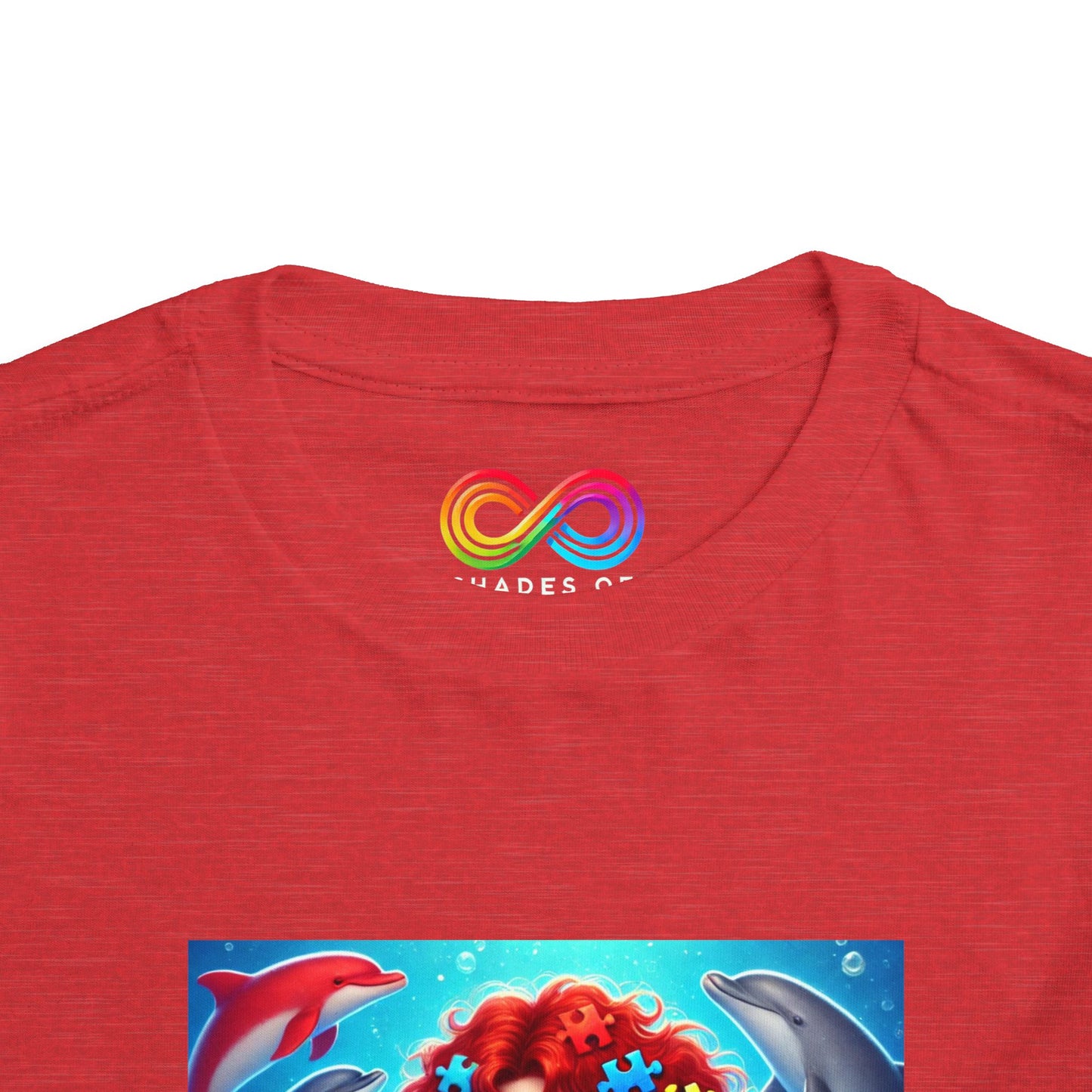 Toddler Short Sleeve Tee- Mermaid- Autism Awareness