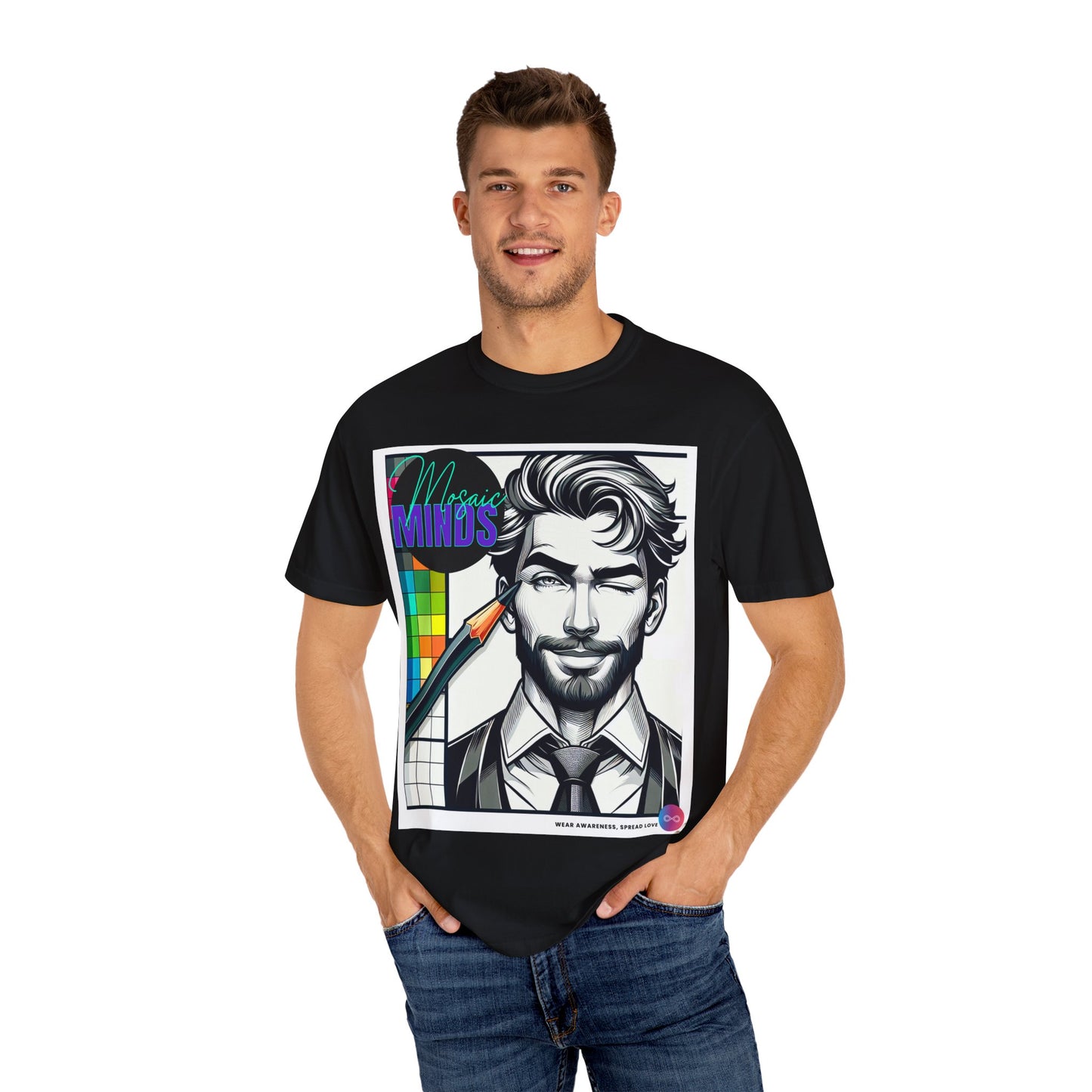 Autism Awareness T-Shirt - Unisex Garment-Dyed