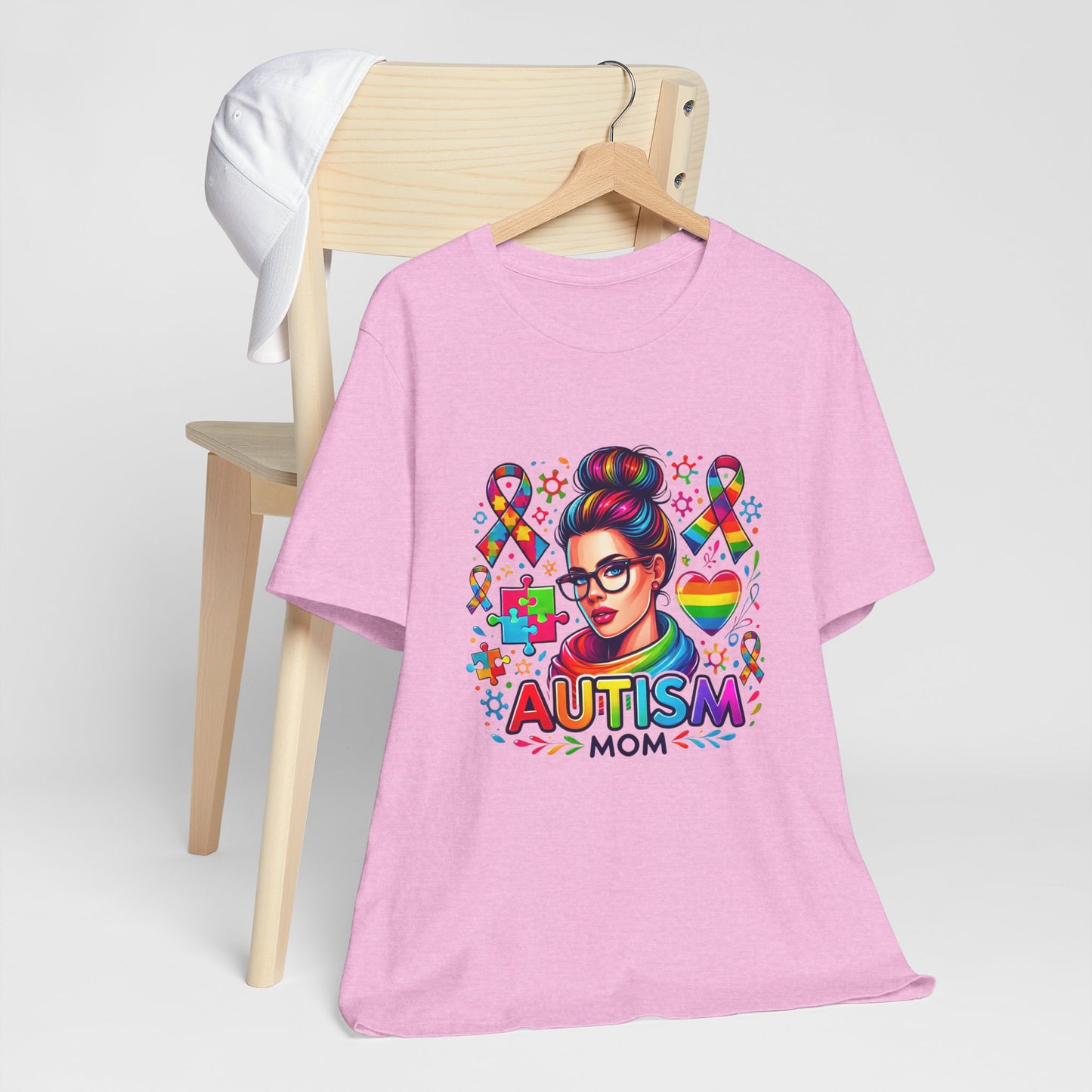 Autism Mom- Jersey Short Sleeve Tee