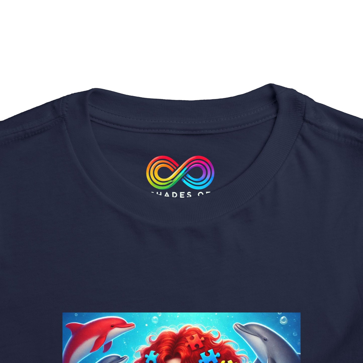Toddler Short Sleeve Tee- Mermaid- Autism Awareness