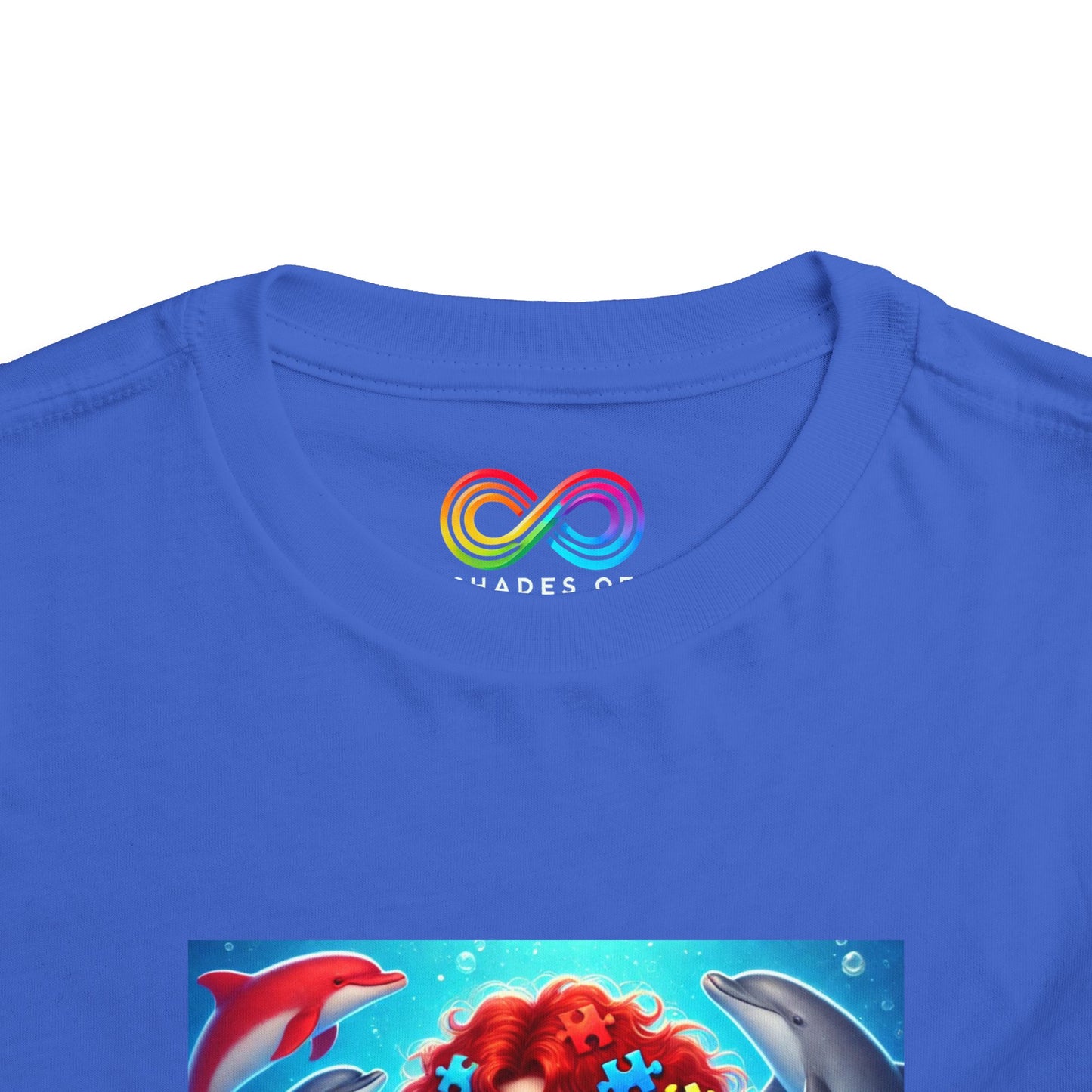 Toddler Short Sleeve Tee- Mermaid- Autism Awareness