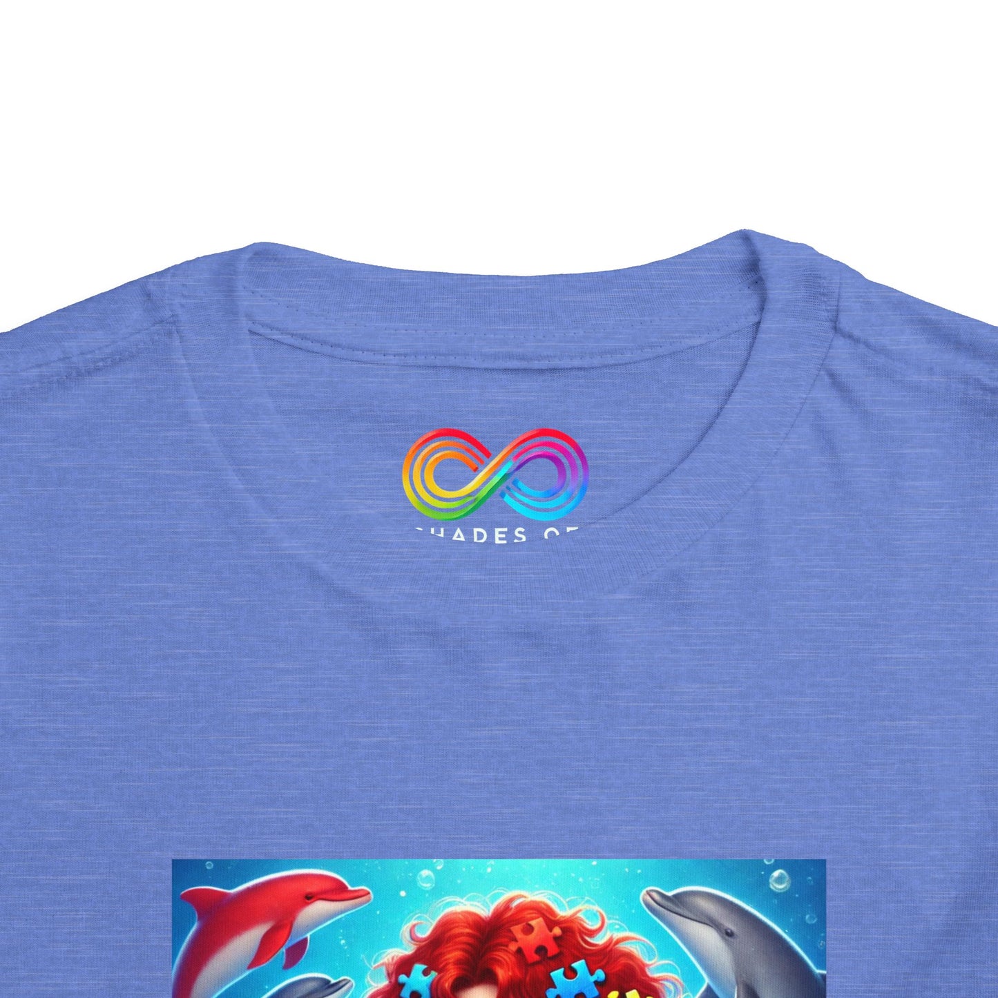 Toddler Short Sleeve Tee- Mermaid- Autism Awareness