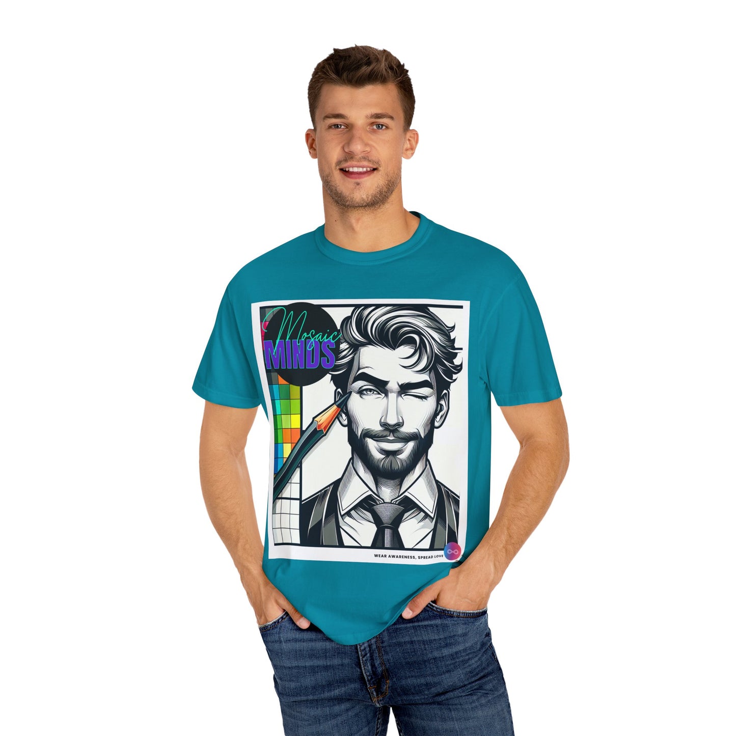 Autism Awareness T-Shirt - Unisex Garment-Dyed