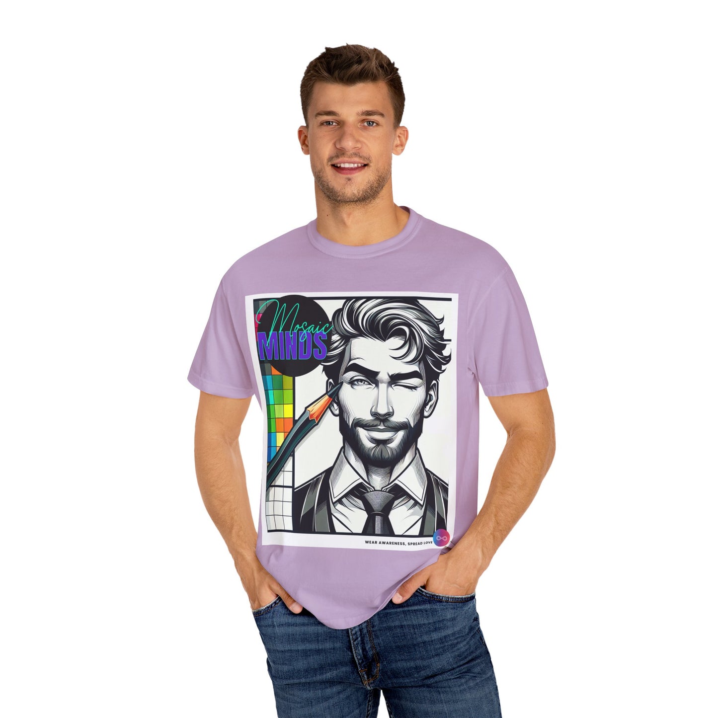 Autism Awareness T-Shirt - Unisex Garment-Dyed