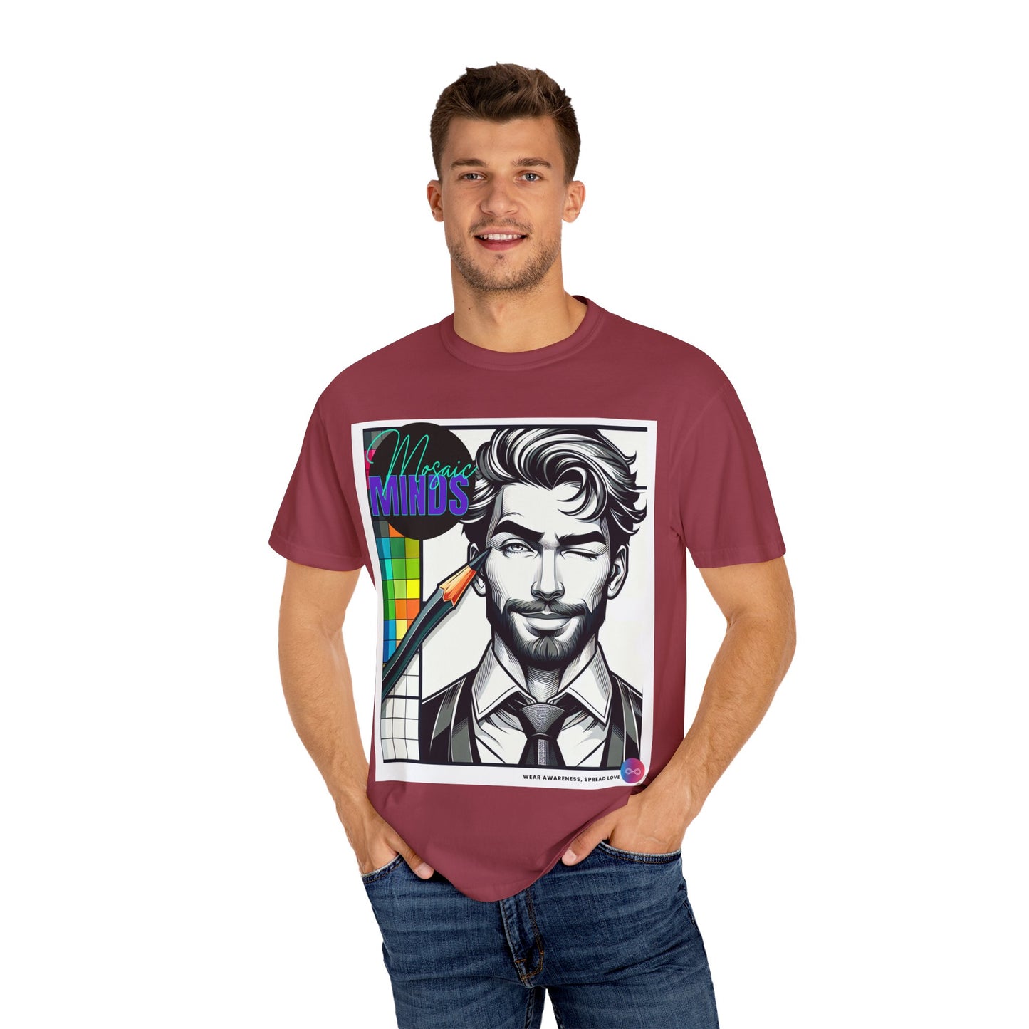 Autism Awareness T-Shirt - Unisex Garment-Dyed