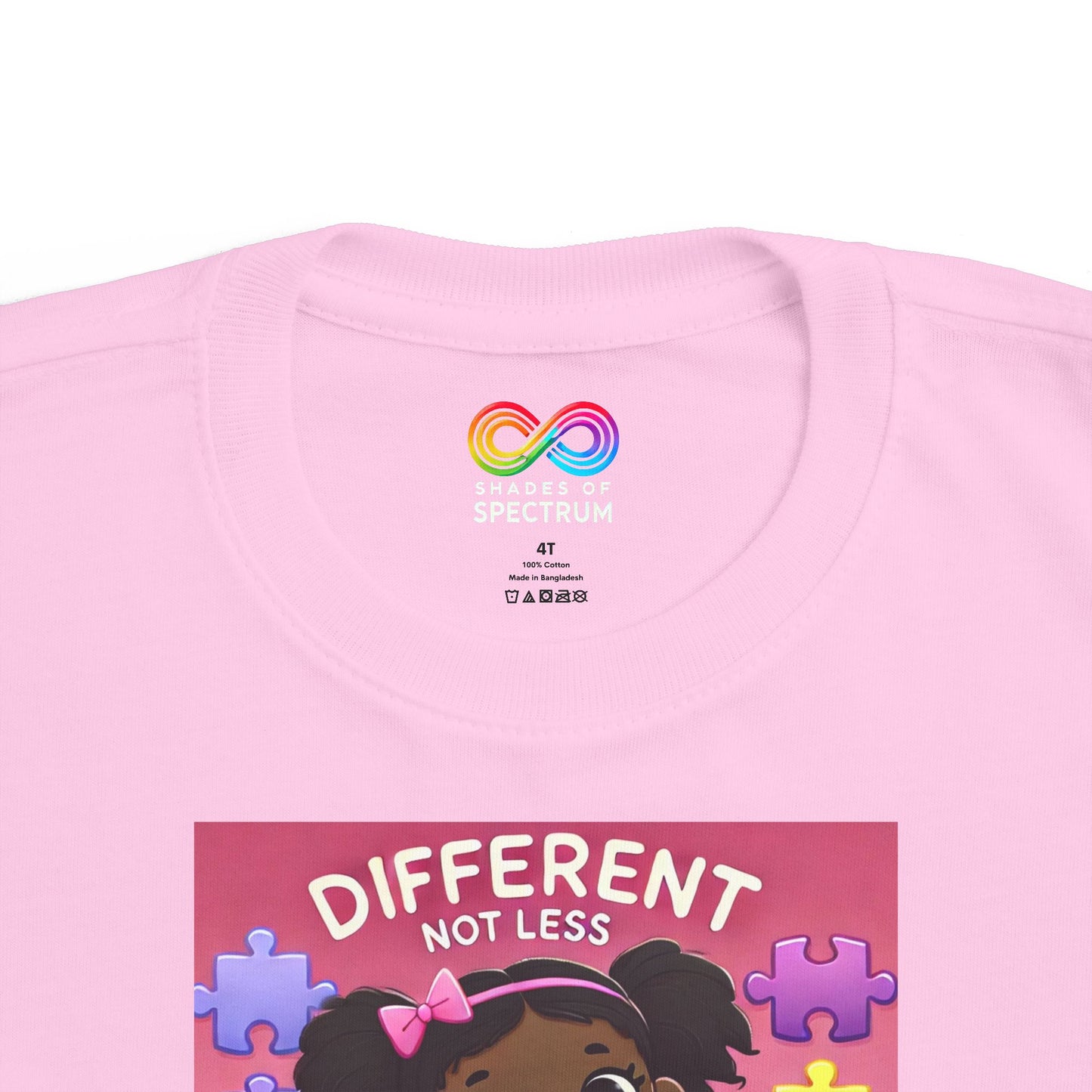 Toddler Tee - Autism Awareness Ballerina Design