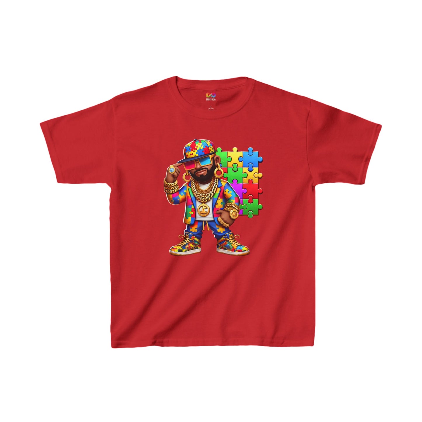 Kids Heavy Cotton™ Tee- Autism Awareness