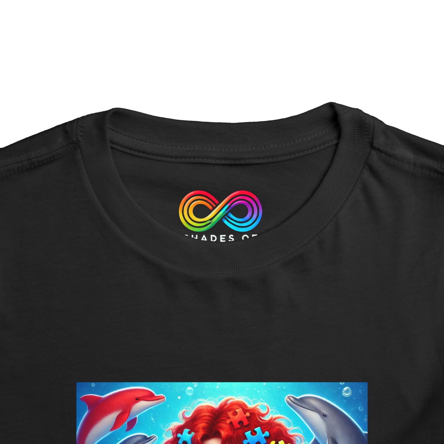 Toddler Short Sleeve Tee- Mermaid- Autism Awareness