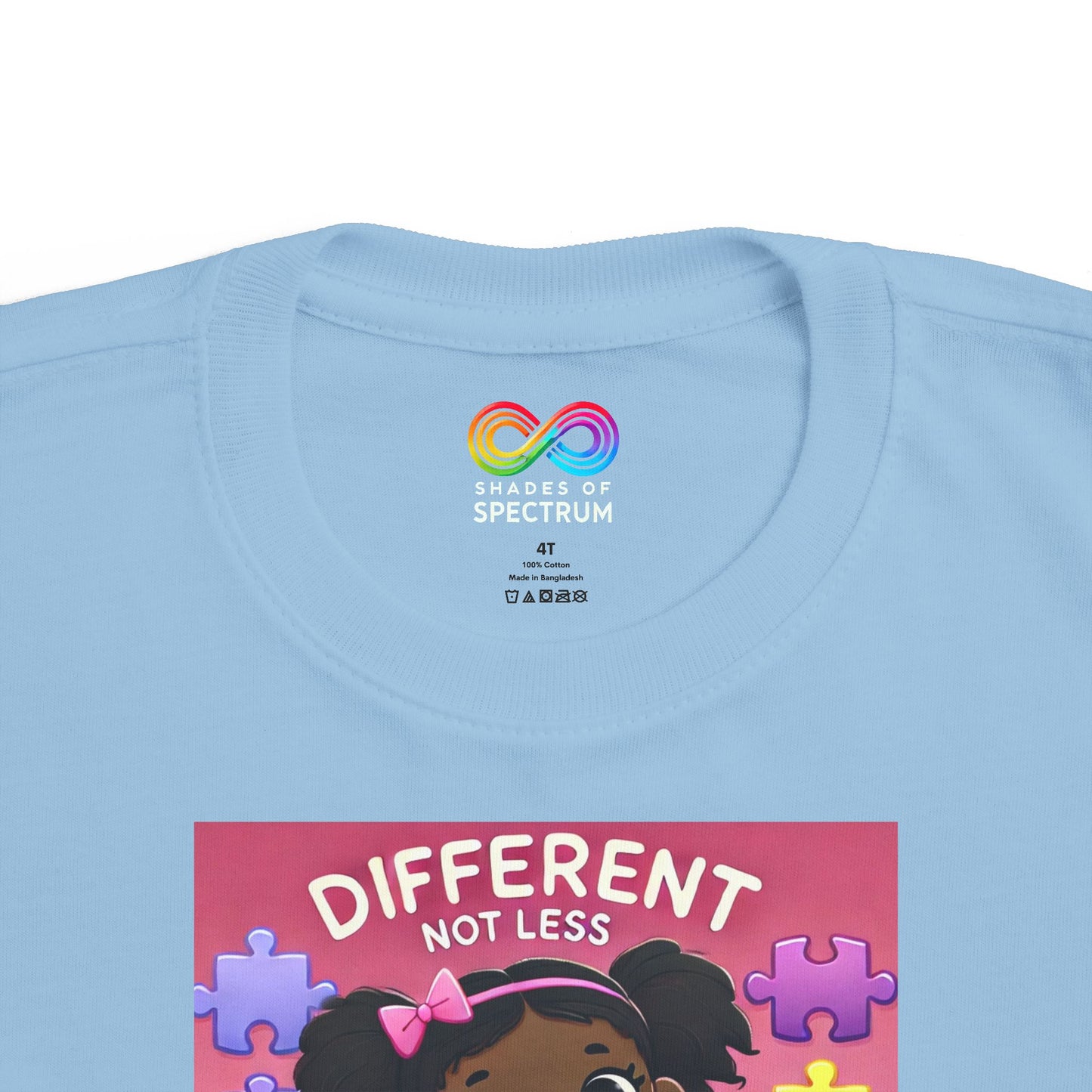 Toddler Tee - Autism Awareness Ballerina Design