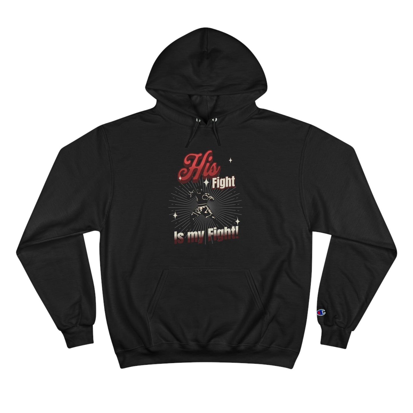 Athletic Champion Hoodie- Autism Awareness - His Fight, is my Fight.