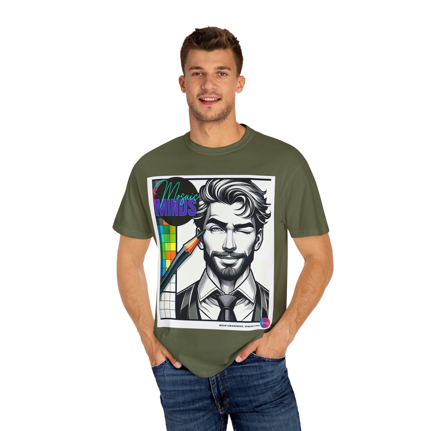 Autism Awareness T-Shirt - Unisex Garment-Dyed