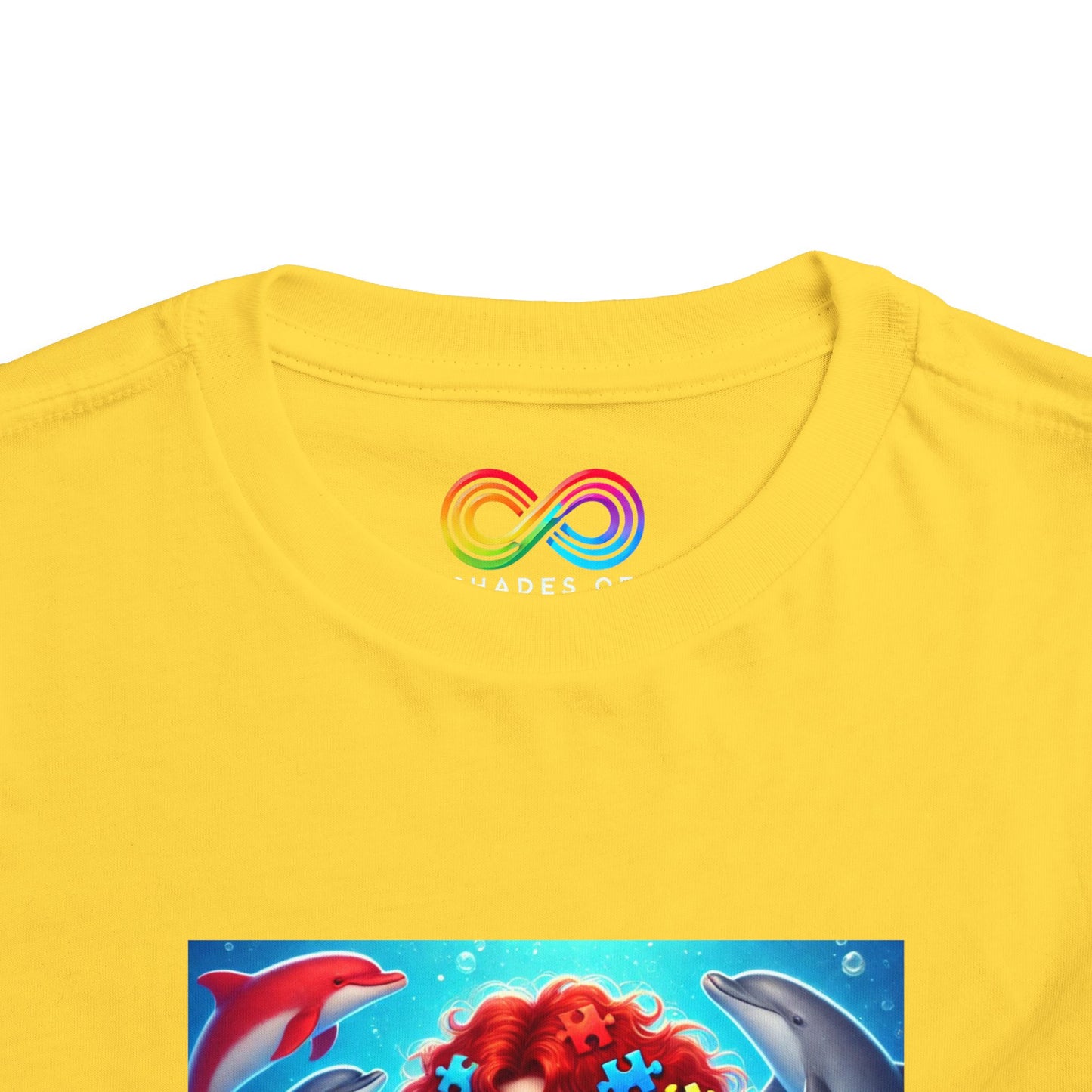 Toddler Short Sleeve Tee- Mermaid- Autism Awareness
