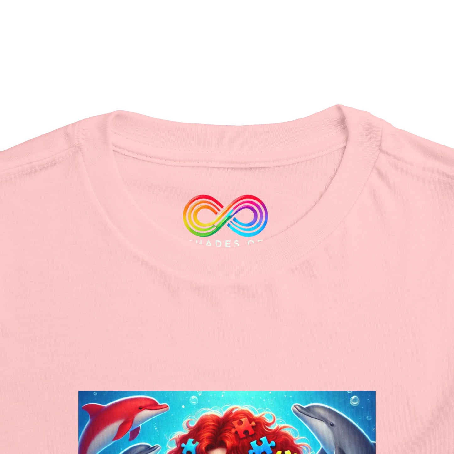 Toddler Short Sleeve Tee- Mermaid- Autism Awareness