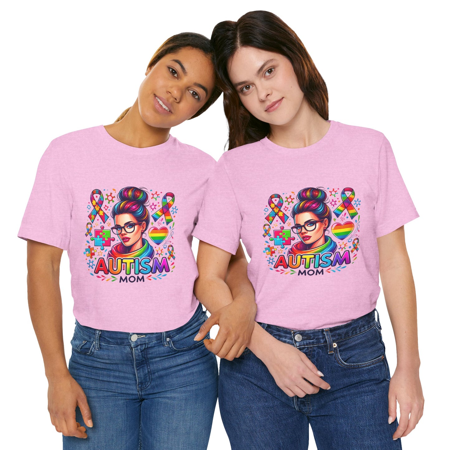 Autism Mom- Jersey Short Sleeve Tee