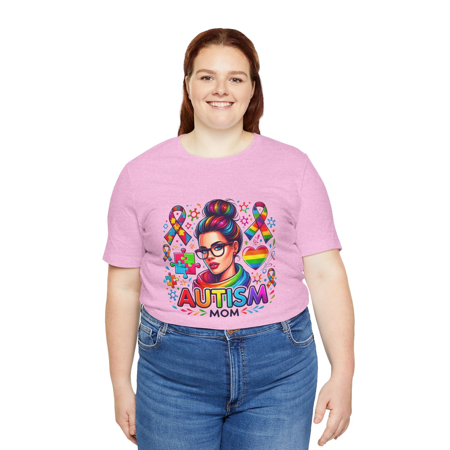 Autism Mom- Jersey Short Sleeve Tee