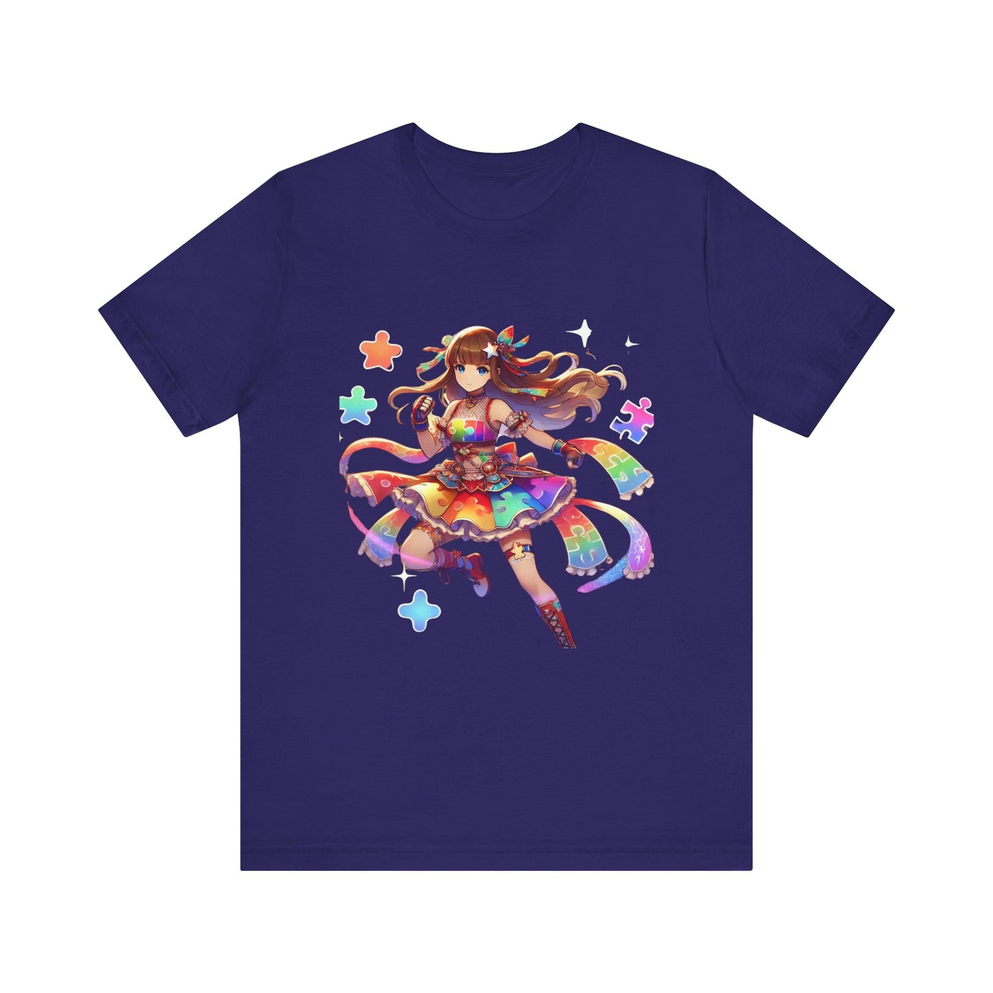 Autism Warrior Princess- Unisex Jersey Short Sleeve T-Shirt -