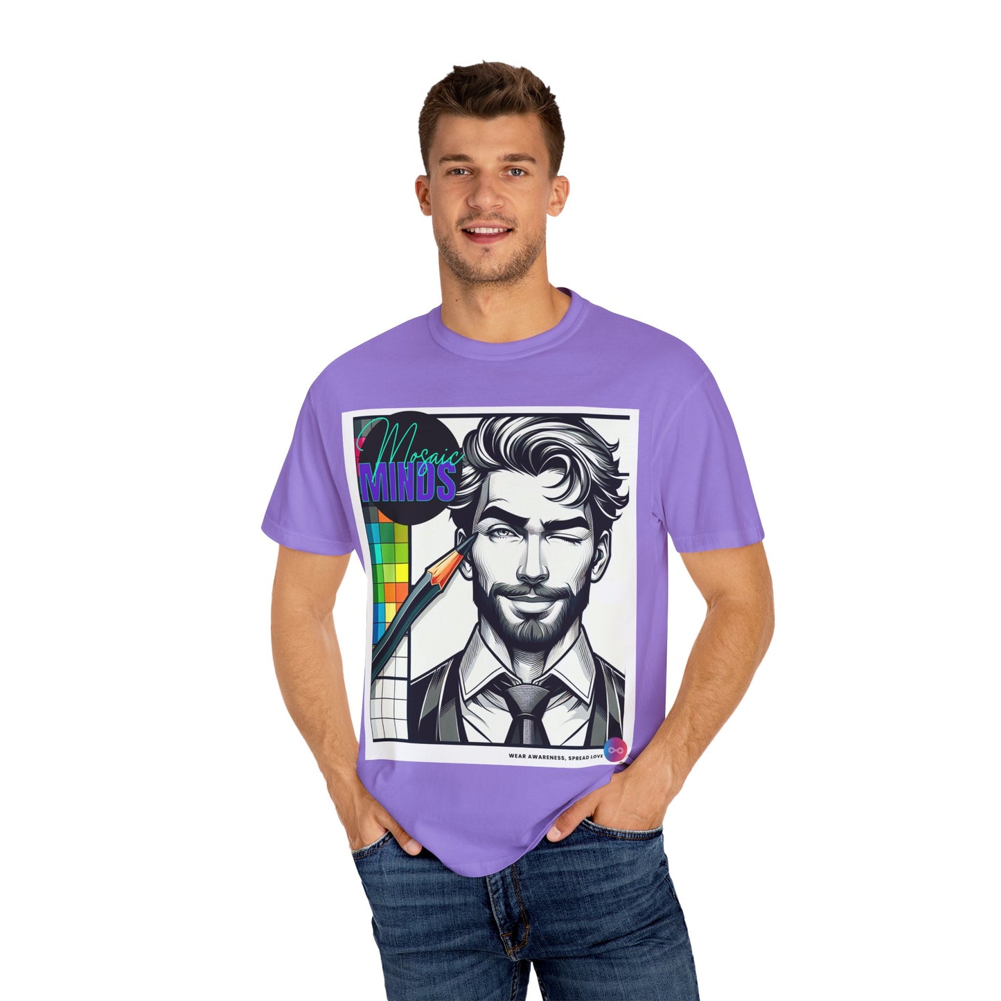 Autism Awareness T-Shirt - Unisex Garment-Dyed