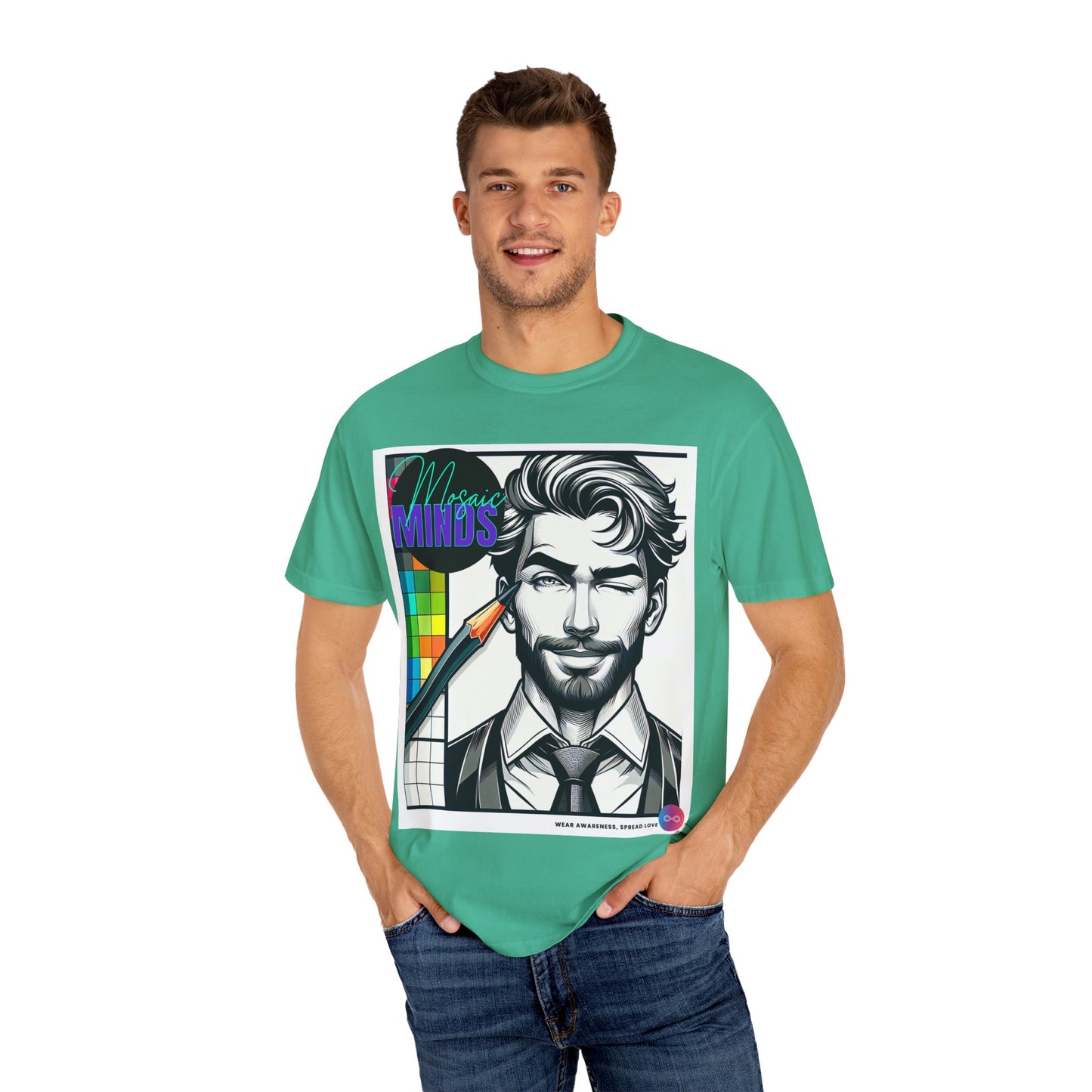 Autism Awareness T-Shirt - Unisex Garment-Dyed