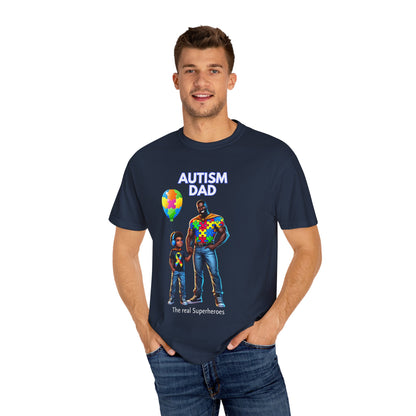 Autism Dad Superheroes T-shirt