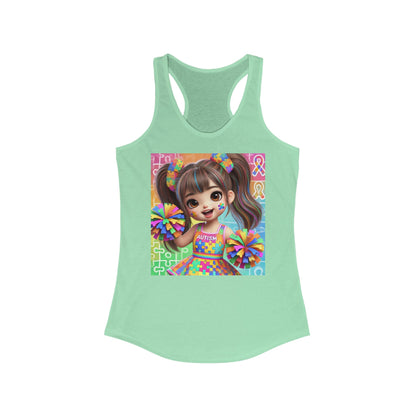 Autism Cheerleader Tank Top