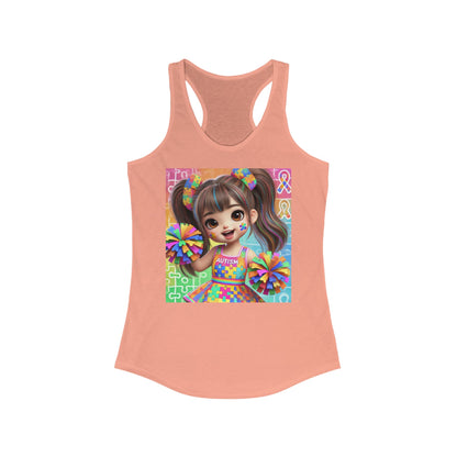 Autism Cheerleader Tank Top