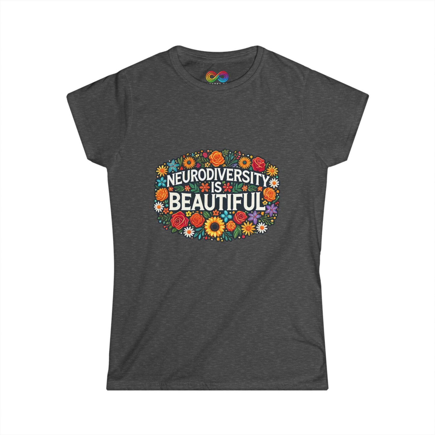 T-Shirt - Neurodiversity is Beautiful - Women's Softstyle Tee