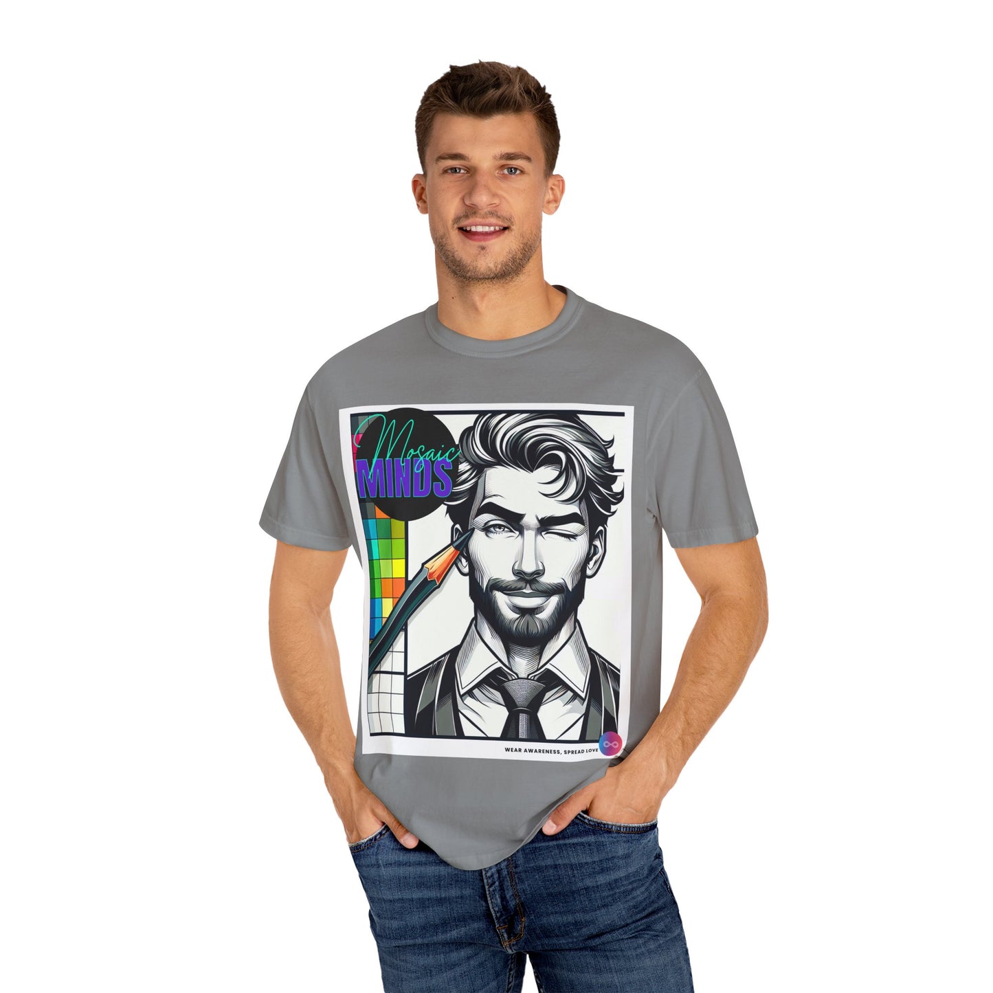 Autism Awareness T-Shirt - Unisex Garment-Dyed