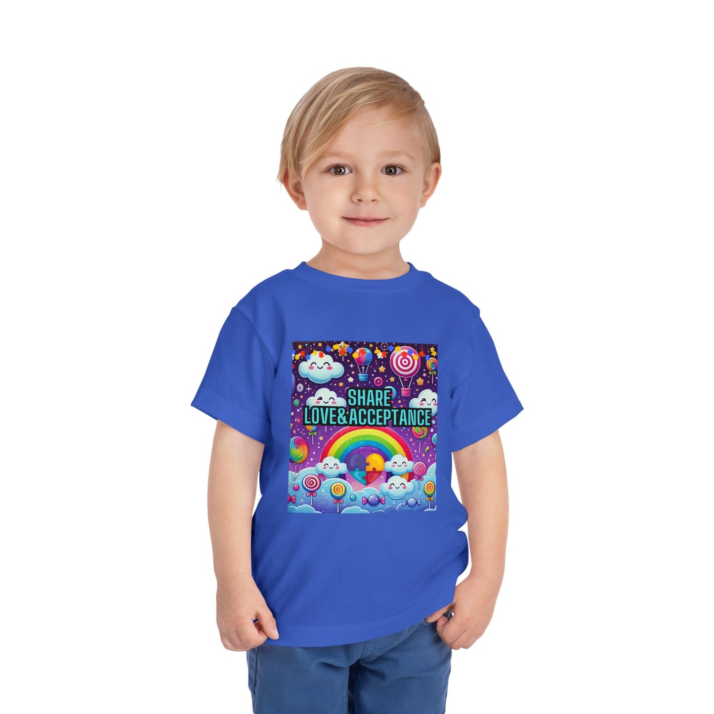 Toddler Tee - Share Love and Acceptance for All