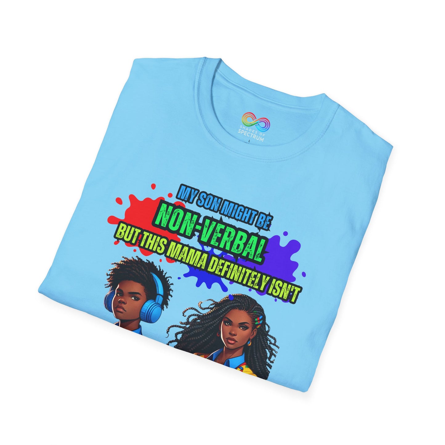 Autism Awareness T-Shirt- Momma's love Unisex Softstyle