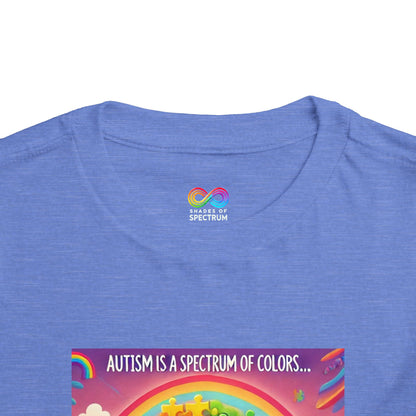 Toddler Tee - Autism Spectrum of Colors Shirt