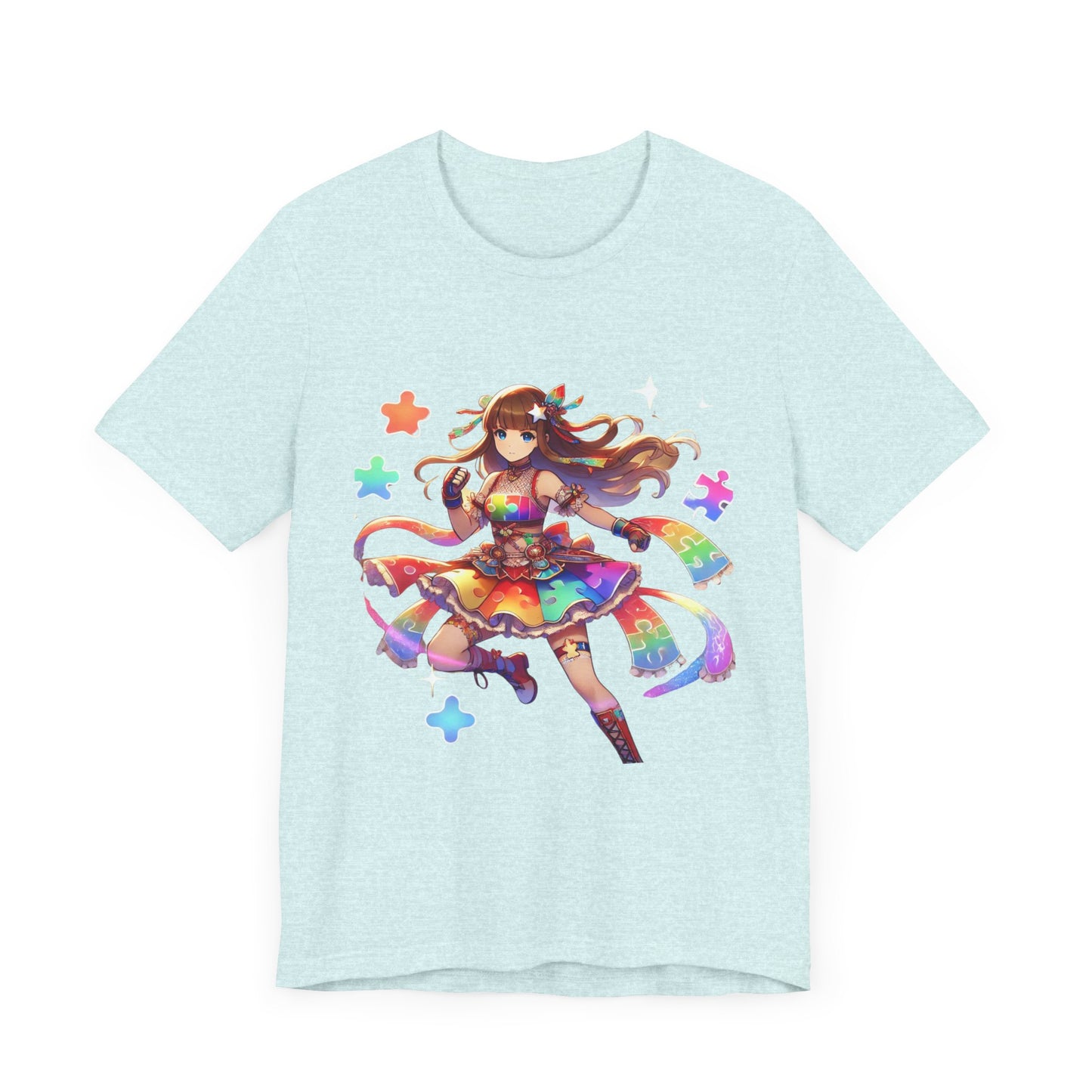 Autism Warrior Princess- Unisex Jersey Short Sleeve T-Shirt -