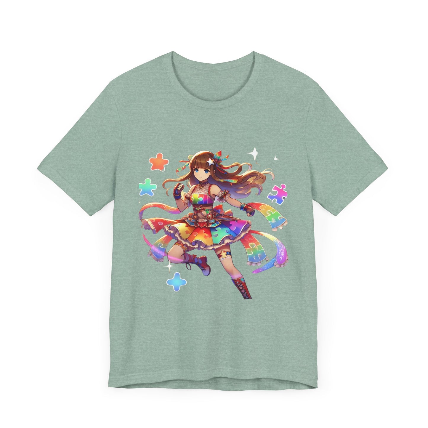 Autism Warrior Princess- Unisex Jersey Short Sleeve T-Shirt -