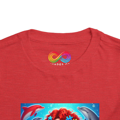 Toddler Short Sleeve Tee- Mermaid- Autism Awareness