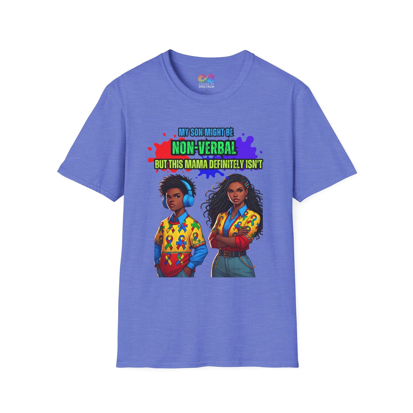 Autism Awareness T-Shirt- Momma's love Unisex Softstyle