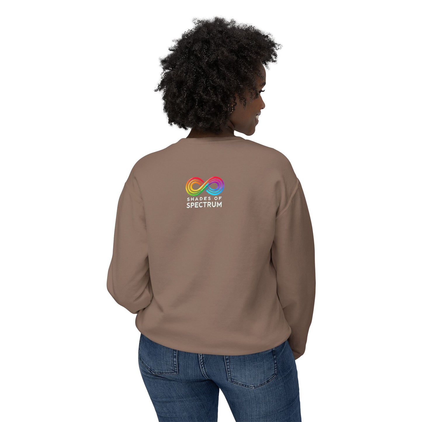 Autism Awareness Crewneck Sweatshirt - 'My child does not look 'Autistic' And you don't look ignorant Yet here we are'