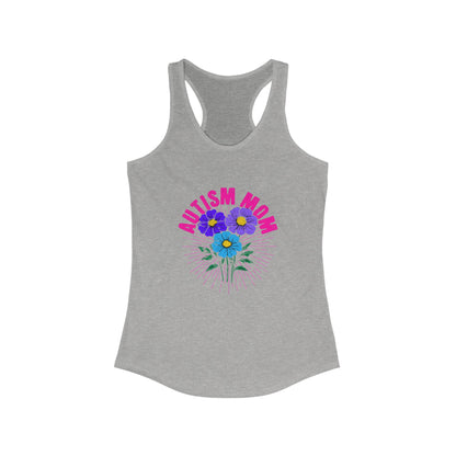 Women's Ideal Racerback Tank- Autism Mom