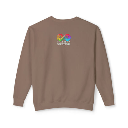 Autism Awareness Crewneck Sweatshirt - 'My child does not look 'Autistic' And you don't look ignorant Yet here we are'