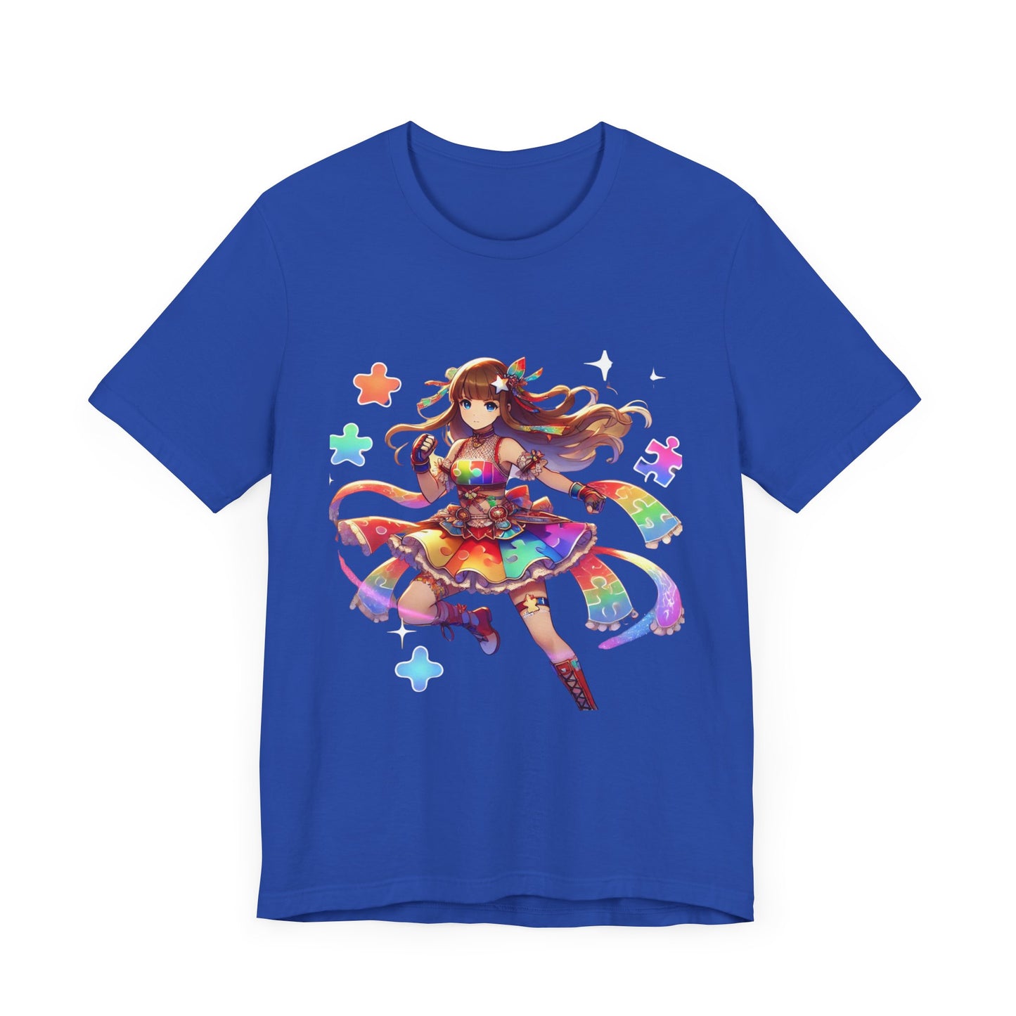 Autism Warrior Princess- Unisex Jersey Short Sleeve T-Shirt -