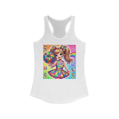 Autism Cheerleader Tank Top