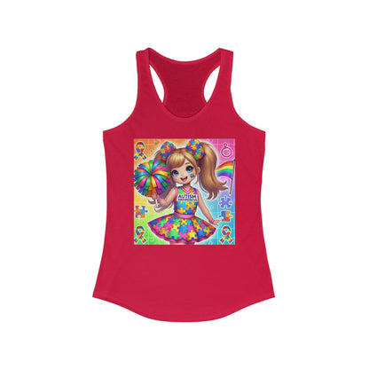 Autism Cheerleader Tank Top