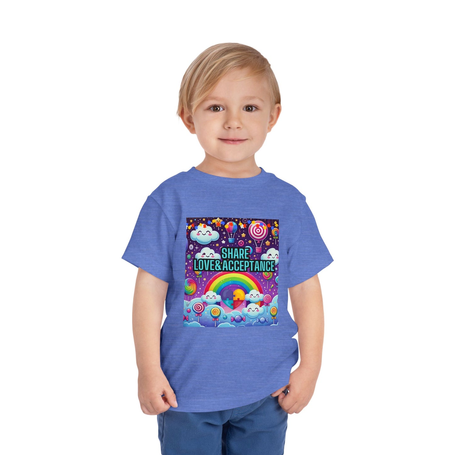 Toddler Tee - Share Love and Acceptance for All