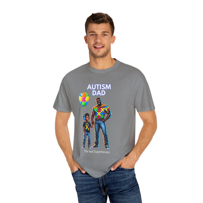 Autism Dad Superheroes T-shirt