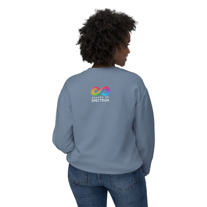 Autism Awareness Crewneck Sweatshirt - 'My child does not look 'Autistic' And you don't look ignorant Yet here we are'