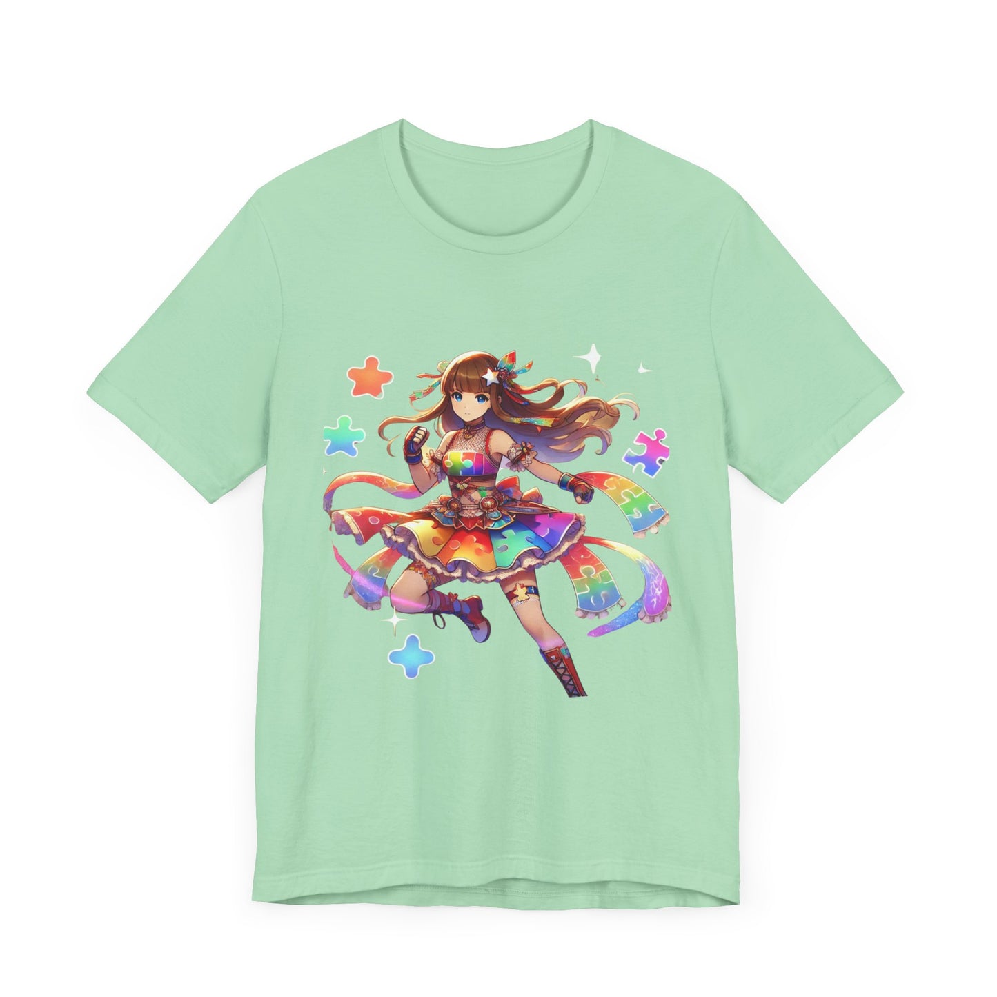 Autism Warrior Princess- Unisex Jersey Short Sleeve T-Shirt -